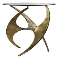  24516 - Uttermost Graciano Glass Side Table